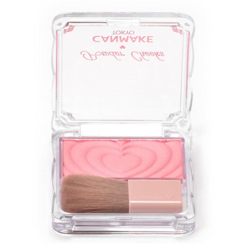 Canmake Powder Cheeks P01 Powerful Pink, 0.07 oz (1.8 g),