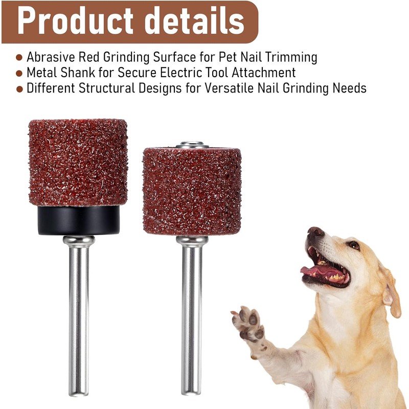 Lija para amoladora de uñas de perros LXUEJIE 42 piezas