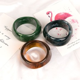 Pulsera de resina acrílica irregular irregular de varios colores con acetato de carey moteado de acetato de carey para mujer, Metal, Acrílico,