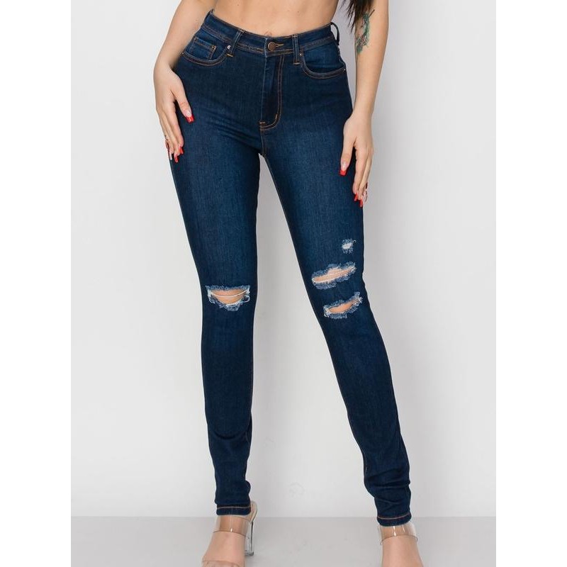 ANGIE HIGH WAIST JEAN - Color: MEDIUM