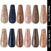 Sayna Polvo Holográfico De Uñas Para Arte De Uñas Con