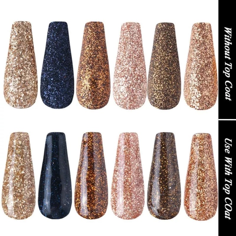 Sayna Polvo Holográfico De Uñas Para Arte De Uñas Con