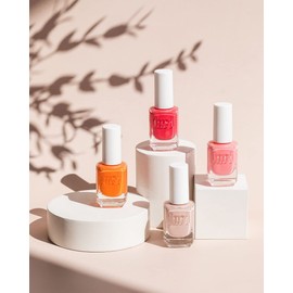 duri Nail Polish, 768 Shimmer Reef, Rouge Pink Metallic Shimmer, Full Coverage, Shiny Finish, Fast Drying, Lasting, 0.45 Fl Oz