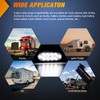 Nilight 6 Inch Oval White LED Trailer Tail Lights Surface