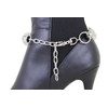Unbranded Women Silver Metal Chain Boot Bracelet Bling Shoe Anklet