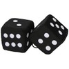 Sumex JUMBO20 Plush Dice Large, Black, 9 x 9 cm