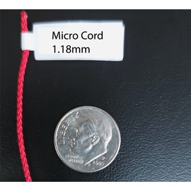 Micro Cord - 1000 Foot Spool - 1.18mm Accessory Cord for Paracord Projects - Red White and Blue Camo 1000