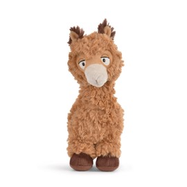 NICI 48602 Standing Cuddly Toy Alpaca Al Paka, Green, 20 cm, Light Brown