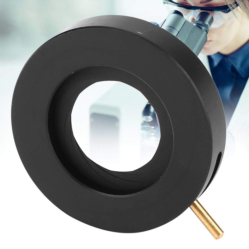 SK23 Adjustable Iris Aperture Diaphragm 1.5-25mm/0.06-0.98'', Microscope Iris Adapter Aperture