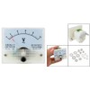 uxcell 85L1 AC 0-10V Rectangle Analog Panel Volt Meter Gauge