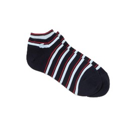 Lacoste Women's Multi Border Ankle Socks, navy, 24.0 cm