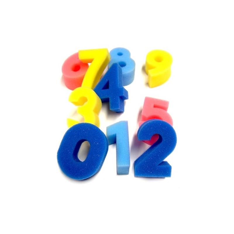 Major Brushes Foam Sponge Numbers - Pack of 10