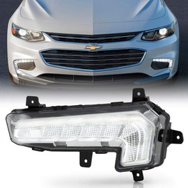 ACANII - For 2016-2018 Chevy Malibu Front Bumper LED DRL Daytime Running Light Driving Lamp Replacement Left Driver Side