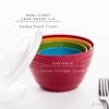 BINO Plastic Mini Prep Bowls with Lids Set - Plastic