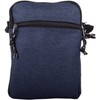 Mens/Ladies Soft Polyester Shoulder/Crossbody Bag with Mulitple Pockets - Navy