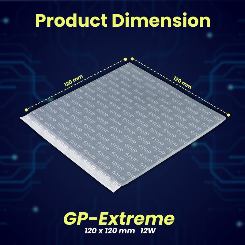 Gelid Solutions GP-Extreme 12W Thermopad 120 x 120 x 2.0
