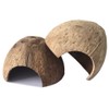 2 Pack Natural Coconut Reptile Hideouts, Lizard, Spider and Aquarium