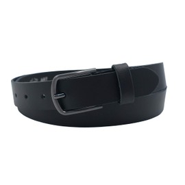NK Belt GmbH #M-01 Women's Leather Belt in Black, Suit Jeans Belt, Made in Germany, 3 cm, black