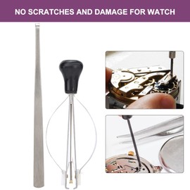 2Pcs Watch Hand Plunger Puller, Watch Hand Remover Watch Second Minute Hour Hand Repairing Tool Watchmaker Presser Lifter Repair Accessory