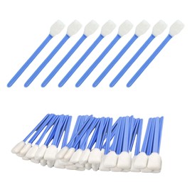 MINZHI Pack of 100 Cleaning Sticks, Cleaning Sponge Cotton Buds, Cleaning Swabs, Sponge Sticks, Suitable for Microelectronics, Optical Products, Laboratory Cleaning etc. (Blue)