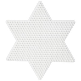 Hama 269 - Pegboard, Star, Large, 17 x 14.5 x 0.5 cm, White