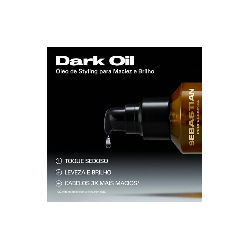 Sebastian Professional Dark Oil Aceite Brillo y Suavidad 95Ml