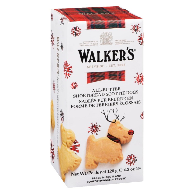 Walkers Shortbread Scottie Dog Carton, 120 Grams (Pack of 1)
