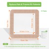 Silicone Adhesive Foam Dressing with Gentle Border 6''x6'', 10 Packs