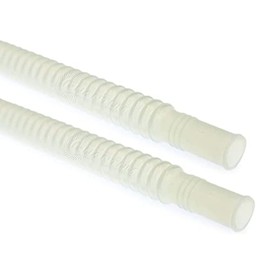 HFP-FH89-350 [QTY 2] 8mm x 9mm x 350mm Corrugated Fuel Resistant Flexible Hose Line for Fuel Pump Assembly - E85 Compatible