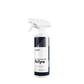 CARPRO ReTyre Car Tire & Rubber Cleaner: All in One Tire & Wheel Cleaner, Car Wash Wheel Cleaning Spray for Car Detailing - Clean New Tire Look - 500ml (17 fl oz)