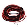 BNTECHGO 24 Gauge Silicone Wire red and Black Each 10ft