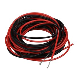 BNTECHGO 24 Gauge Silicone Wire red and Black Each 10ft Flexible 24 AWG Stranded Tinned Copper Wire