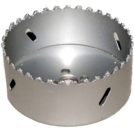 4 inch Concrete Hole Saw for Masonry Drywall and Brick Cuts Through Cement Block for Dryer Vent 4" Hole Saw for Recessed LED Lights Plaster Fiberglass Cement Siding Backerboard