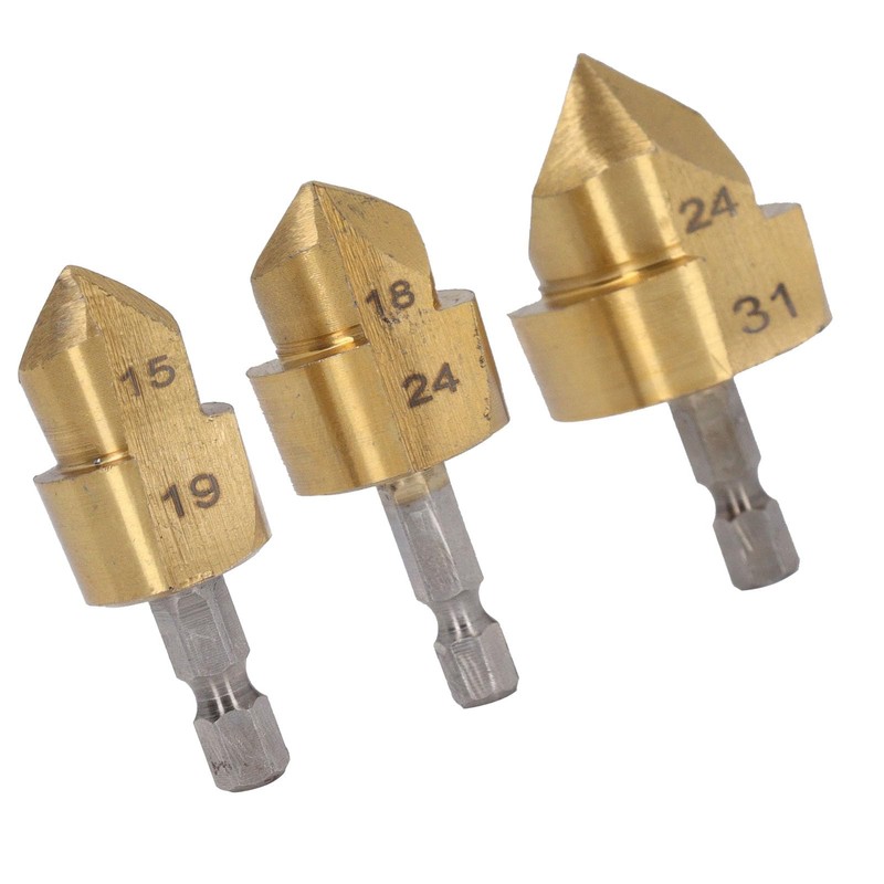 3 Piece Set PPR Lifting Drill High Performance Pipe Reamer