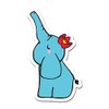 MightySkins Elephant Peel and Stick Art Removable Cute Stylish Funny