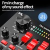 Bluetooth Live Sound Card 8 Modes Voice Changer Sound Mixer
