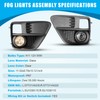 CPW OEM Fog Lights Assembly Fit For 2015 2016 2017