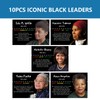 Arosche Black History Month Decorations Posters 10pc Famous African American