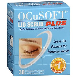 Ocusoft Lid Scrub Plus Size 30ct (Pack of 2)