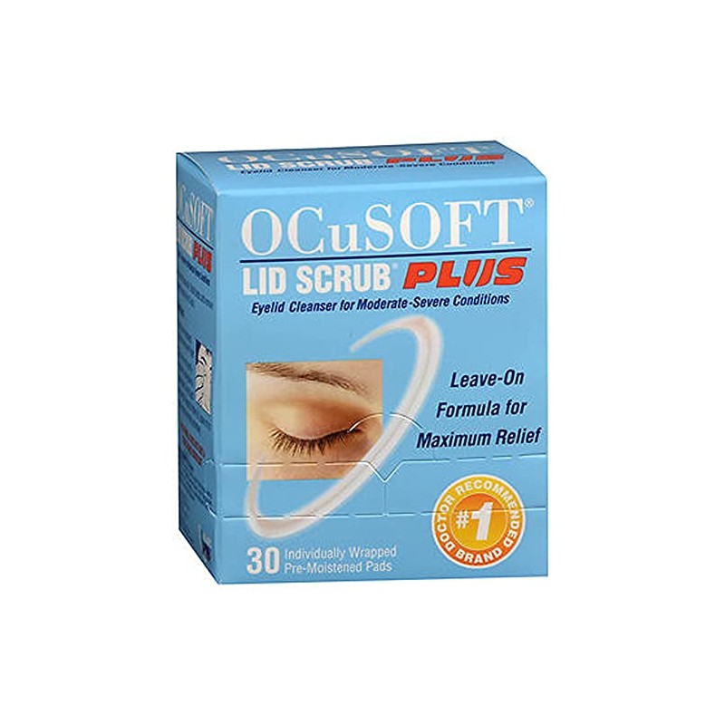 Ocusoft Lid Scrub Plus Size 30ct (Pack of 2)