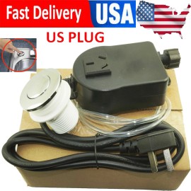 Garbage Disposal Air Switch, DUAL OUTLET Sink Top / Counter Top Waste Disposal