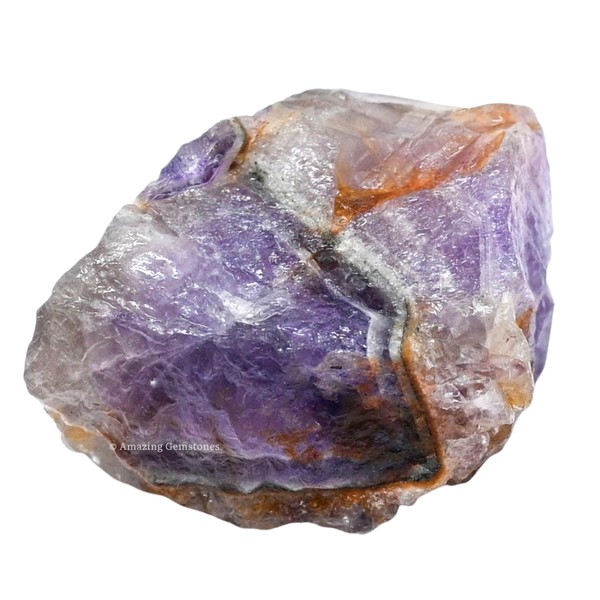 Amazing Gemstone Amethyst Chevron Raw Crystals and Healing Stones, Natural