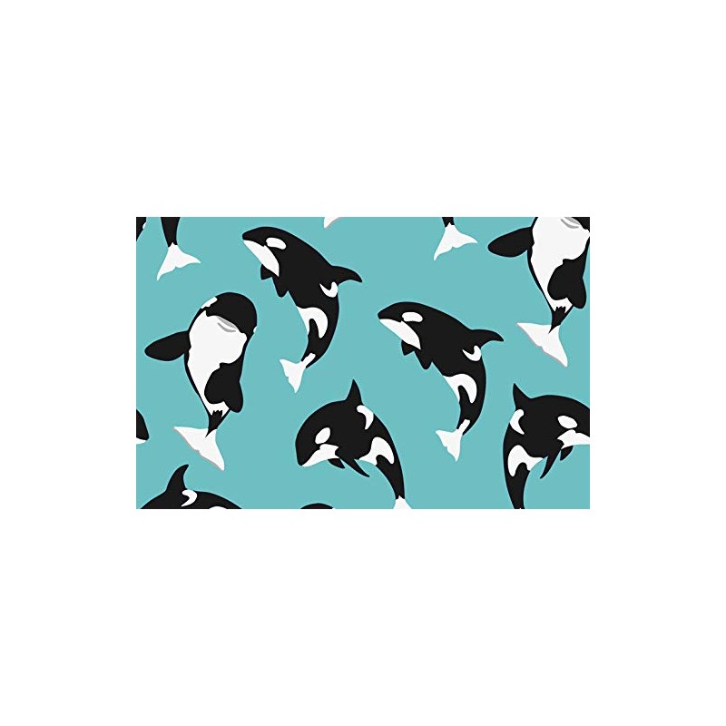 1 x Orca Killer Whale Sea Life Blue Water Black