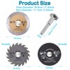 YUENTOEN Rotary Tool Saw Blades, 3Pcs HSS Mini Circular Saw