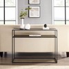 Crosley Furniture Braxton Metal Console Table, Matte Black