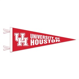 Collegiate Pacific Houston Cougars Wool Felt Pennant - 9" x 24"