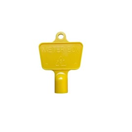 Meter Box Repair Kit Yellow Gas Meter Box Key | Durable Triangular Utility Electric, Water, & Gas Box Key – Sturdy Grip, Easy-to-Use Replacement Keys for Meter Box Repair Kit