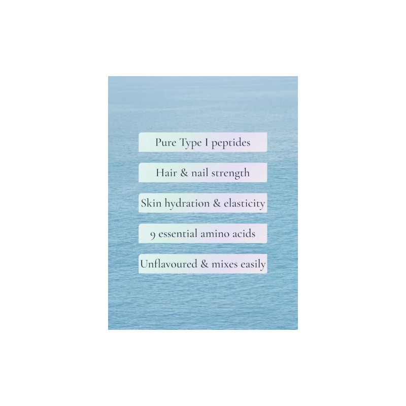 Marine Collagen Powder 400g | Wild-Caught Hydrolysed Type I Peptides