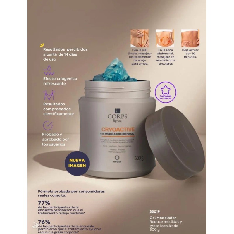 Gel Corporal Cryoactive Corps Reductor Hinode
