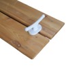 Dock Edge Classic Cast Aluminum InstaCleat with White Finish, 5"